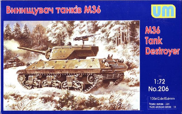 Unimodel 206 1/72 M36 Tank Destroyer