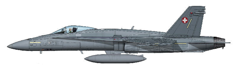 Hobby Master HA3532B 1/72 Scale F/A-18C Hornet - Swiss Air Force