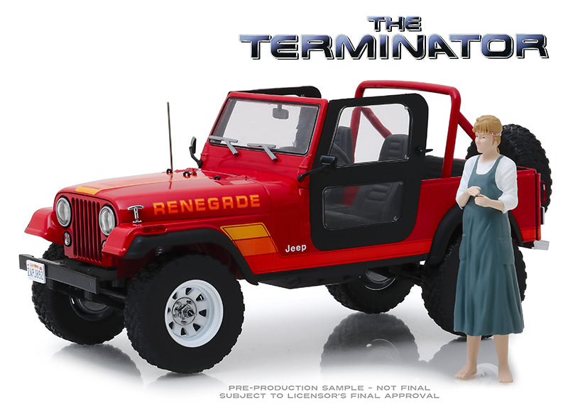 Greenlight 19060 1/18 Scale Sarah Connor's 1983 Jeep CJ-7 Renegade