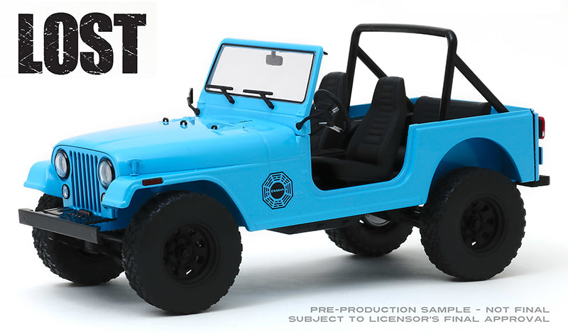 Greenlight 19064 1/18 Scale 1977 Jeep CJ-7 Dharma Jeep