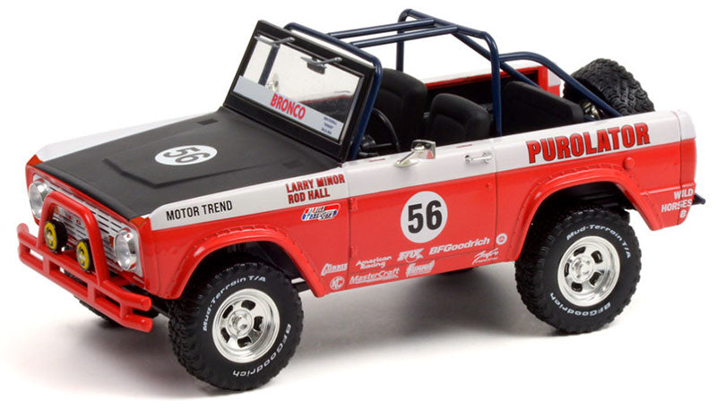Greenlight 19104 1/18 Scale 1969 Ford Baja Bronco #56 Purolator Tribute Edition