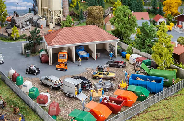 Faller 191733 HO Scale Recycling Depot -- Kit