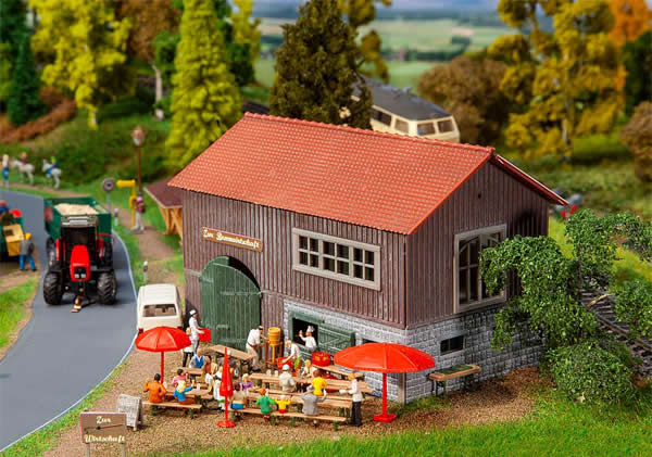 Faller 191764 HO Scale Seasonal Wine Tavern -- Kit - 16 x 9.6 x 10cm
