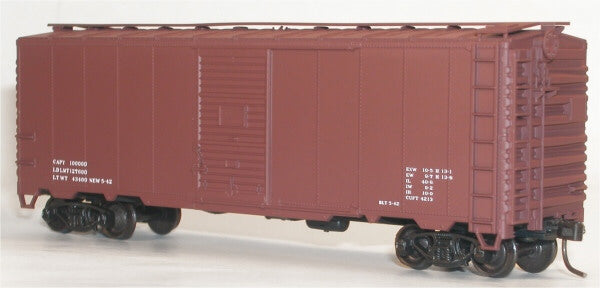 Accurail 3598 Ho 40' Aar Steel Boxcar Red Da