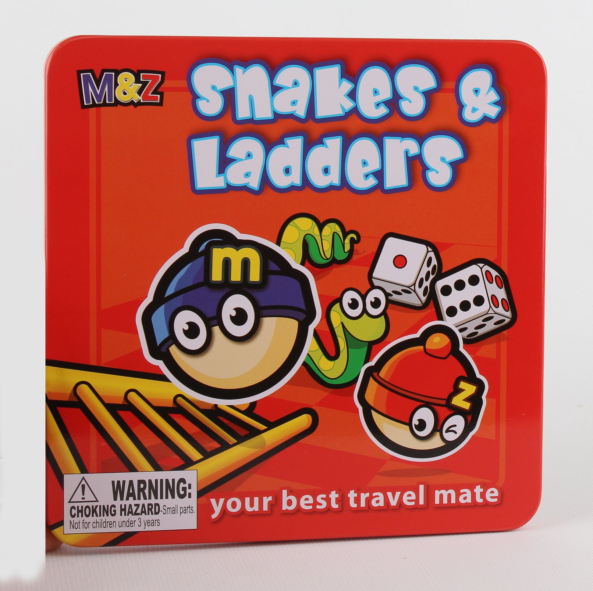Daron Travel Games MZ660054 Snakes & Ladders Magnetic Travel Game