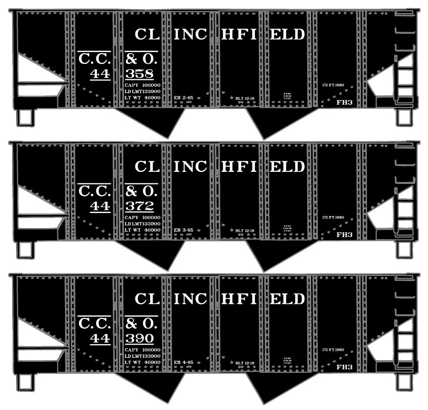 Accurail 25814 Ho Usra Hopper Clinch 3#Set