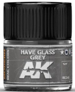AK Interactive RC245 Real Colors: Have Glass Grey Acrylic Lacquer Paint 10ml Bottle