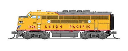 Broadway Limited 6851 N Scale EMD F3A - Sound and DCC - Paragon4 -- Union Pacific 1407 (Armour Yellow, gray, red)