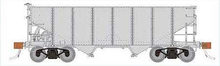 Rapido Trains 148099 HO Scale Class GLa 2-Bay Hopper - Ready to Run -- Undecorated