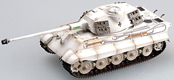 MRC (Model Rectifier Corp) 36299 1/72 King Tiger II (Porsche Turret) Schwere SSPzAbt503 White (Built-Up Plastic)