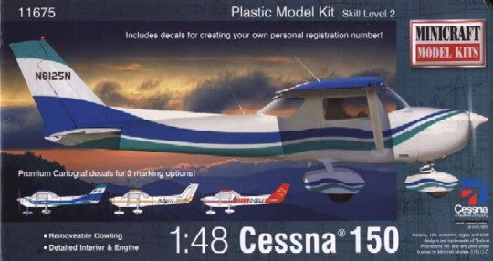 Minicraft 11675 1/48 Cessna 150 Aircraft