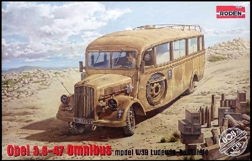 Roden 808 1/35 Opel Blitz 3.6-47 Model W39 Ludewig Late Omnibus (D)