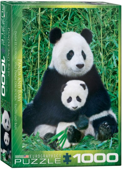 Eurographics 60173 Panda & Baby Puzzle (1000pc)