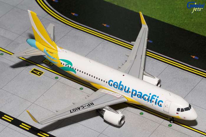 Gemini Jets 1/200 G2CEB2320 Gemini200 Cebu Pacific A320S 1/200 New Livery Reg#Rp-C4107