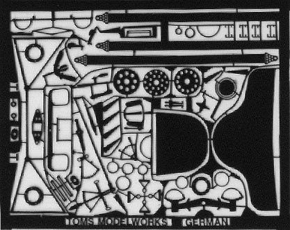Toms Model Works 202 1/48 WWI German Cockpit Detail Set (D)