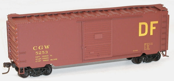 Accurail 3448 Ho 40' Ps-1 Steel Boxcar Cgw