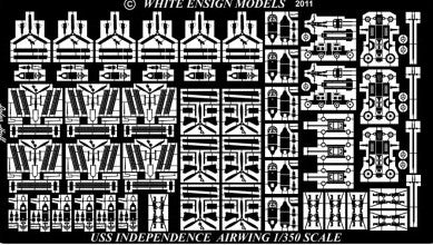 White Ensign Models 35150 1/350 USS Independence Airwing Detail Set (D)