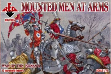 Red Box Figures 72045 1/72 War of the Roses: Mounted Men at Arms (12 Mtd)