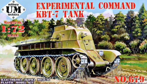 Unimodel 679 1/72 KBT7 Experimental Command Tank