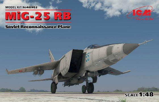 ICM Models 48902 1/48 Soviet MiG25RB Recon Aircraft (D)
