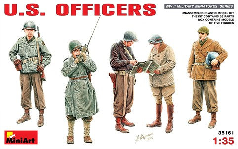 Miniart Models 35161 1/35 US Officers (5)