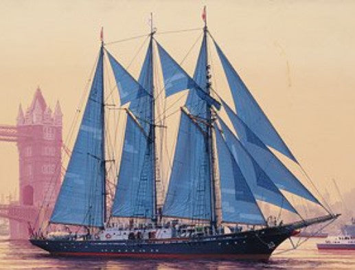Aoshima 5714 1/350 Sir Winston Churchill 3-Masted Sailing Ship