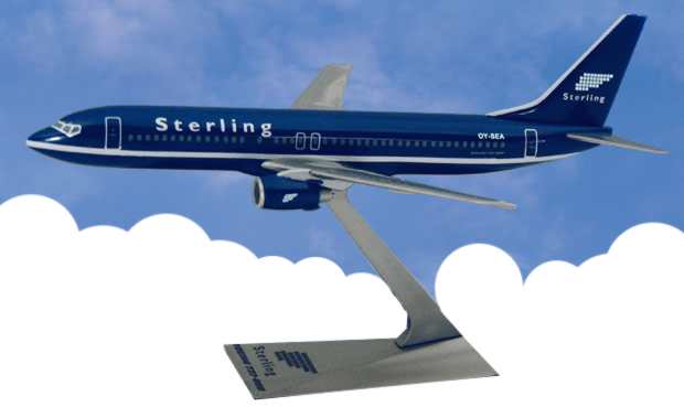 Flight Miniatures LP41260DB B737-800 Sterling (Dk Blue) 1/200