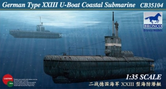 Bronco Models 35104 1/35 German Type XXIII Coastal Submarine