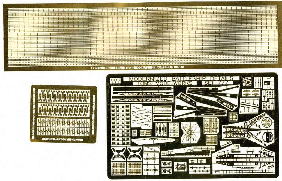 Toms Model Works 777 1/700 Modern US Battleship Detail Set (D)