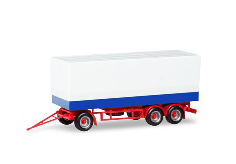 Herpa 76852 1/87 Scale 3-Axle Canvas Covered Trailer High Quality