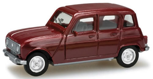Herpa 20190 HO Scale Renault R4 Station Wagon - Assembled -- Various Standard Colors