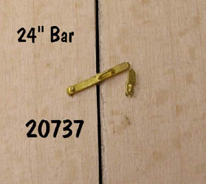 BTS (Better Than Scratch) 20737 HO Scale Door Latch Assembly
