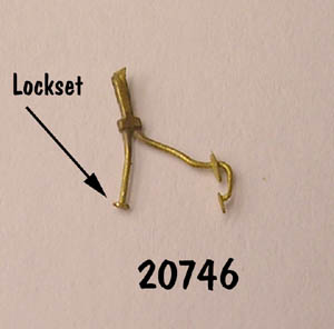 BTS (Better Than Scratch) 20746 HO Scale Door Handle Set (Brass Castings)