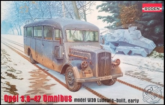 Roden 807 1/35 Opel Blitz 3.6-47 Model W39 Ludewig Early Omnibus (D)