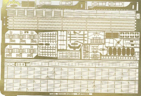 Toms Model Works 3508 1/350 USS Fletcher Destroyer Detail Set (D)