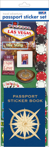 Daron Passport Sticker Sets PP59121 Passport Sticker Set-Las Vegas (**)