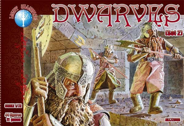 Alliance Figures 72008 1/72 Dwarves Set #2 Figures (44)