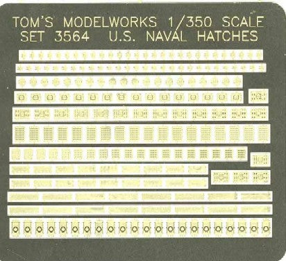Toms Model Works 3564 1/350 US Naval Deck Hatches (D)