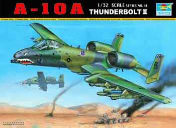 Trumpeter 2214 1/32 A10A Thunderbolt II Single-Seat Fighter