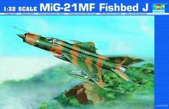 Trumpeter 2218 1/32 MiG21MF Fishbed J Single-Seat Tactical Fighter