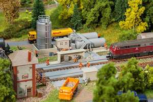 Faller 222212 N Scale Diesel Fueling Facility with Storage Tanks -- Kit