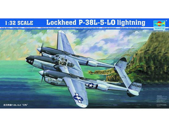 Trumpeter 2227 1/32 P38L-5-L0 Lightning Fighter