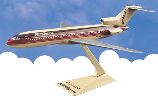 Flight Miniatures LP10212 B727-200 Peoplexpress 1/200