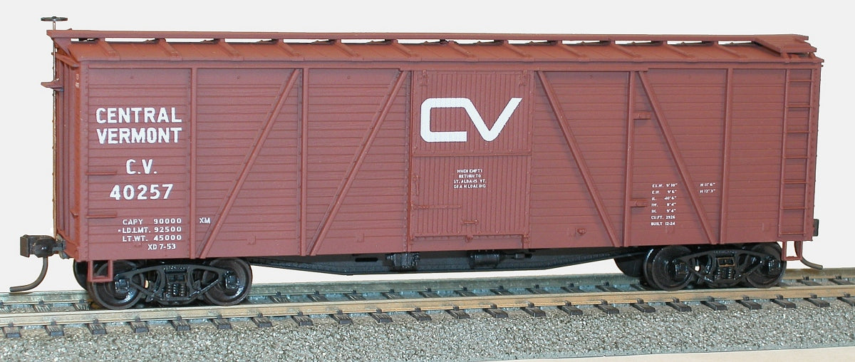 Accurail 70111 Ho 40' Wood Ob Boxcar Cv