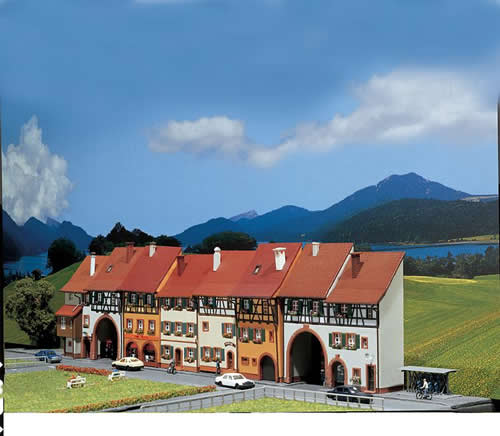 Faller 232380 N Scale Six Relief Houses - Half Built