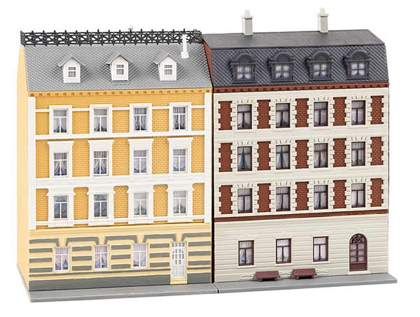 Faller 232388 N Scale 2 Renovated Townhouses -- Kit