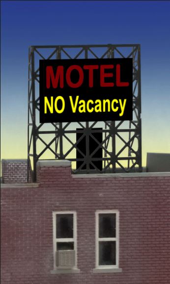Miller Engineering 338975 N/Z Motel Rooftop Sign