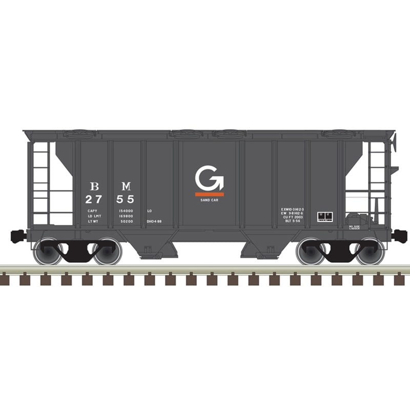 Atlas Trainman 20006549 Ho Ps-2 Cvd Hopper B&M 2755