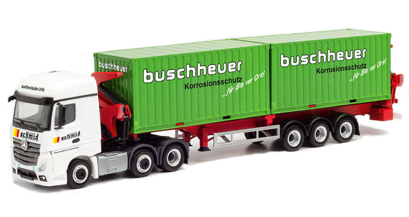 Herpa 312059 1/87 Scale Schmid Transport - Mercedes-Benz Actros Streamspace 6X2
