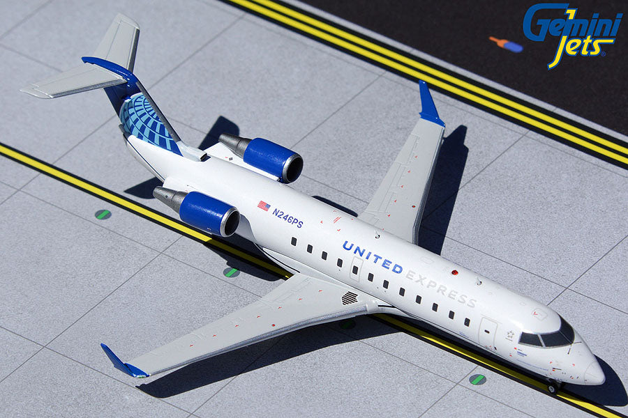 Gemini Jets 1/200 G2UAL958 Gemini200 United Express Crj200Lr 1/200 Reg#N246Ps
